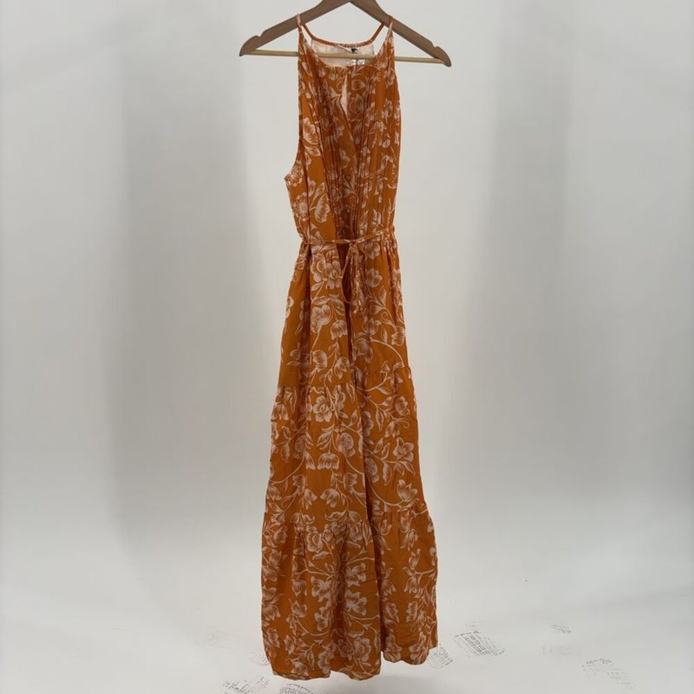 Hermoza Hilde Linen-Blend Midi Dress